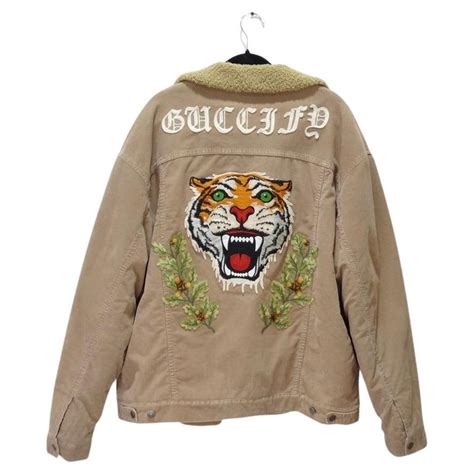 gucci embroidered corduroy jacket|custom made Gucci jacket.